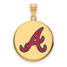 SS w/GP MLB  Atlanta Braves Lg Enl Disc Pendant