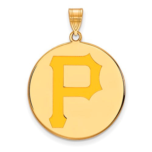 SS w/GP MLB  Pittsburgh Pirates XL Enamel Disc Pendant