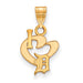 SS w/GP MLB  Detroit Tigers Small I Love Logo Pendant