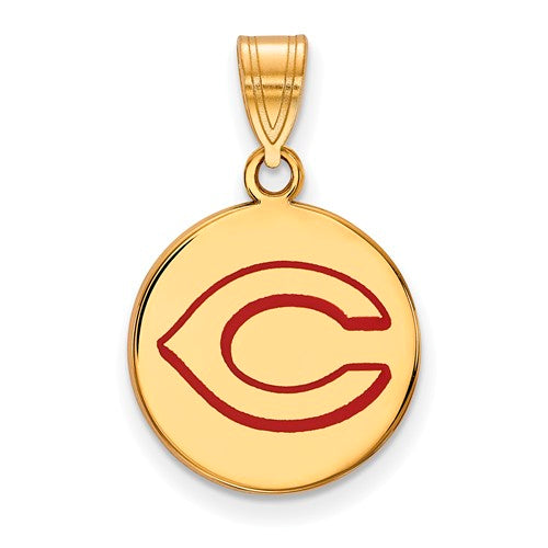 SS w/GP MLB  Cincinnati Reds Med Enl Disc C Pendant