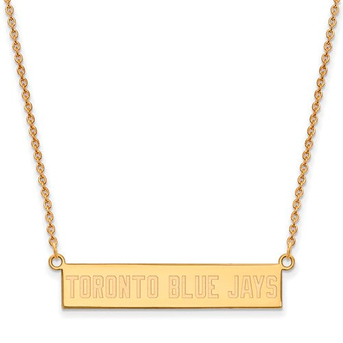 SS GP  Toronto Blue Jays Small Bar Necklace