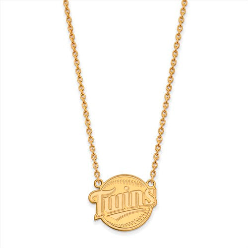 SS w/GP MLB  Minnesota Twins LG Pend w/Necklace