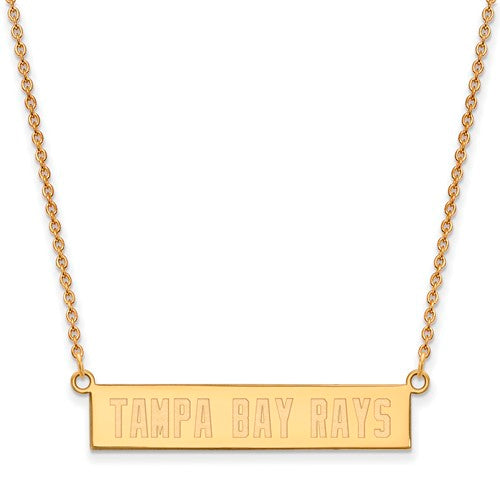 SS GP  Tampa Bay Rays Small Bar Necklace