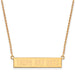 SS GP  Tampa Bay Rays Small Bar Necklace