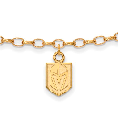 GP Sterling Silver Vegas Golden Knights Anklet