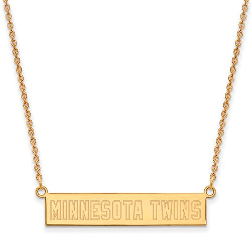 SS GP  Minnesota Twins Small Bar Necklace