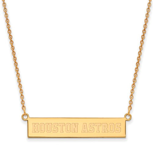 SS GP  Houston Astros Small Bar Necklace