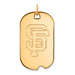 SS w/GP MLB  San Francisco Giants Large Dog Tag