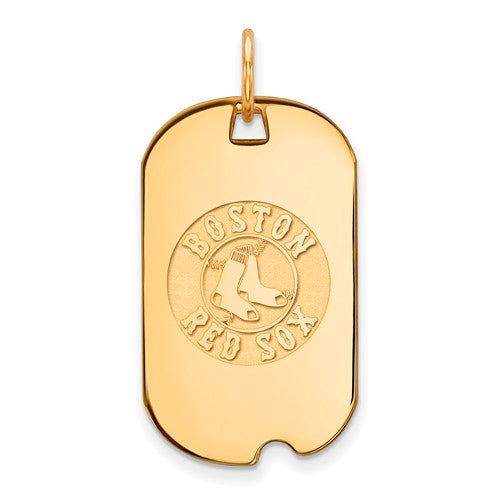 SS w/GP MLB  Boston Red Sox Small Dog Tag