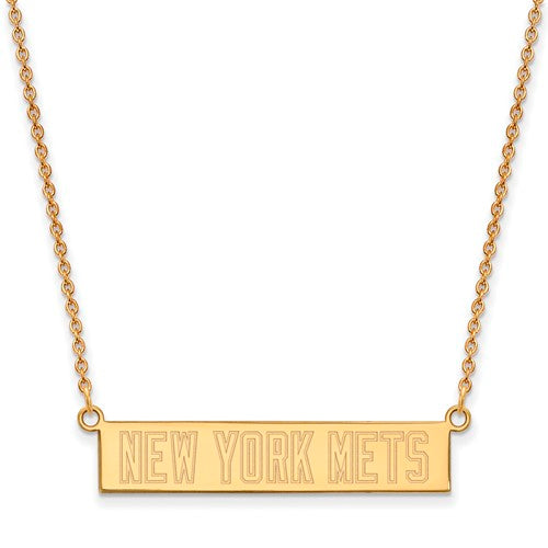 SS GP  New York Mets Small Bar Necklace