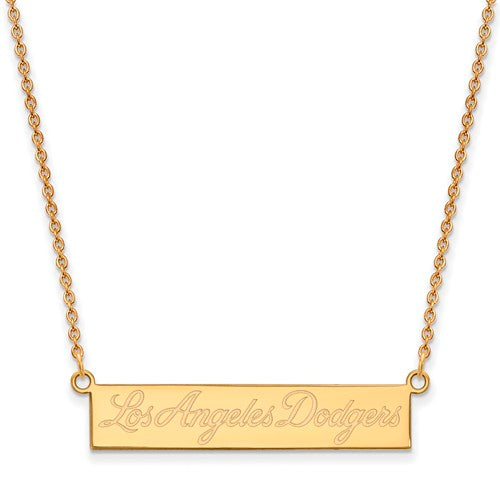 SS GP  Los Angeles Dodgers Small Bar Necklace