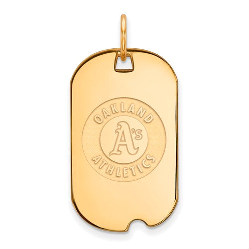 SS GP  Oakland Athletics Small Dog Tag