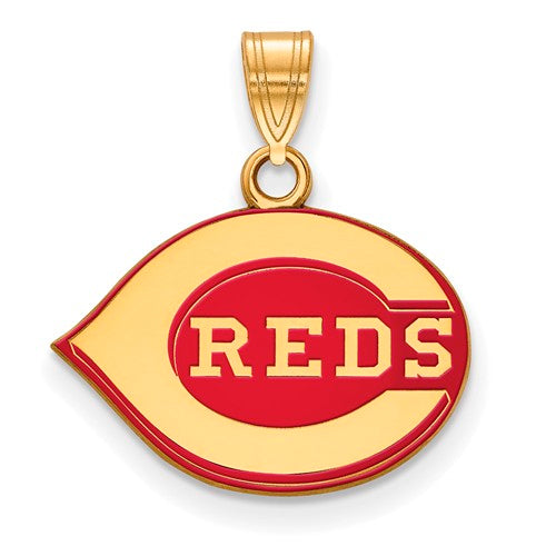 SS GP  Cincinnati Reds Small Enamel Pendant