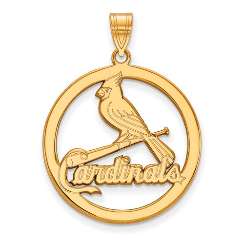 SS w/GP MLB  St. Louis Cardinals XL Pendant in Circle