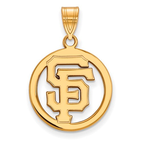 SS w/GP MLB  San Francisco Giants Medium Pendant in Circle