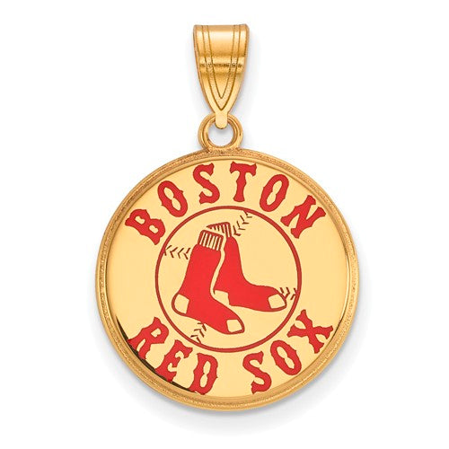 SS w/GP MLB  Boston Red Sox Large Enamel Pendant