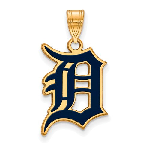 SS w/GP MLB  Detroit Tigers Large Enamel Pendant