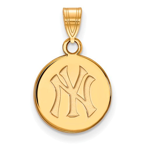 SS w/GP MLB  New York Yankees Small NY Disc Pendant