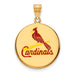 SS w/GP MLB  St. Louis Cardinals Large Enamel Disc Pendant
