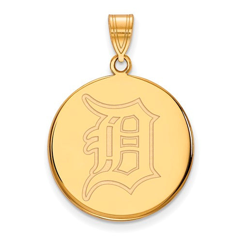 SS w/GP MLB  Detroit Tigers Large Disc Pendant