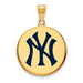 SS w/GP MLB  New York Yankees Large Enamel Disc Pendant