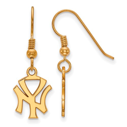 SS w/GP MLB  New York Yankees Small NY Alternate Dangle Earrings