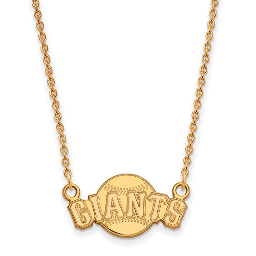 SS w/GP MLB  San Francisco Giants Small Logo Pendant w/Necklace