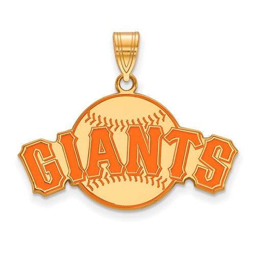 SS w/GP MLB  San Francisco Giants Large Enamel Pendant