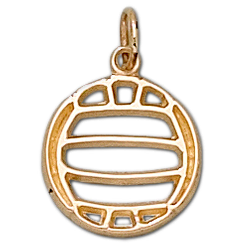 Pierced Volleyball 10 kt gold Medium Pendant