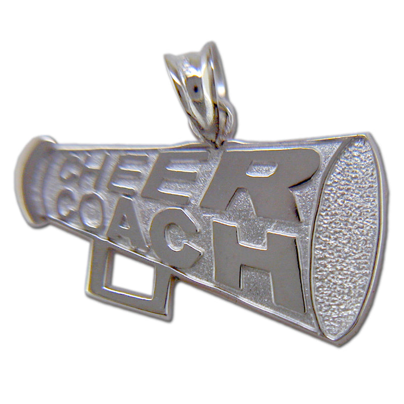 Cheer COACH Megaphone Sterling Silver Pendant