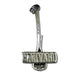 Harvard University Lacrosse Stick Backboard Silver Pendant