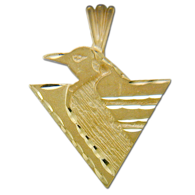 Pittsburgh Penguins Logo 14 kt Gold Large Pendant