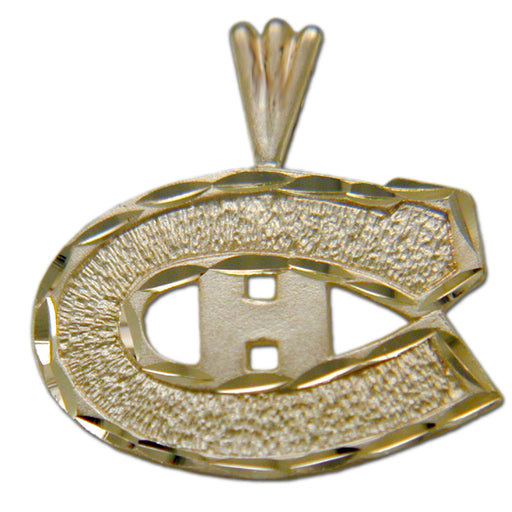Montreal Canadiens "C" Logo 14 kt Gold Pendant