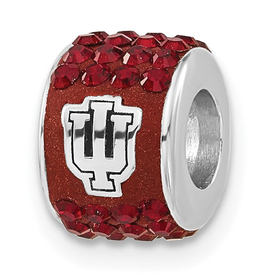 SS Indiana University Red Crystal Bead