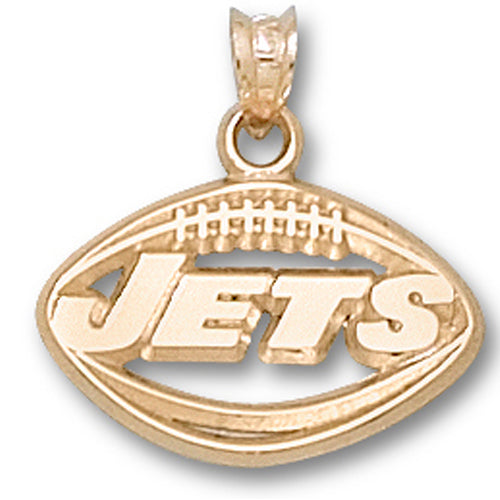 New York Jets Pierced Football