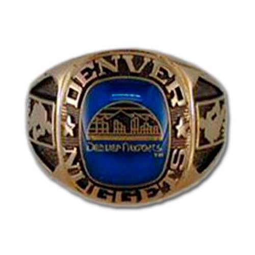 Denver Nuggets Classic Goldplated NBA Ring