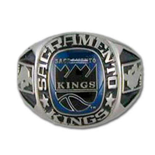 Sacramento Kings Classic Silvertone NBA Ring