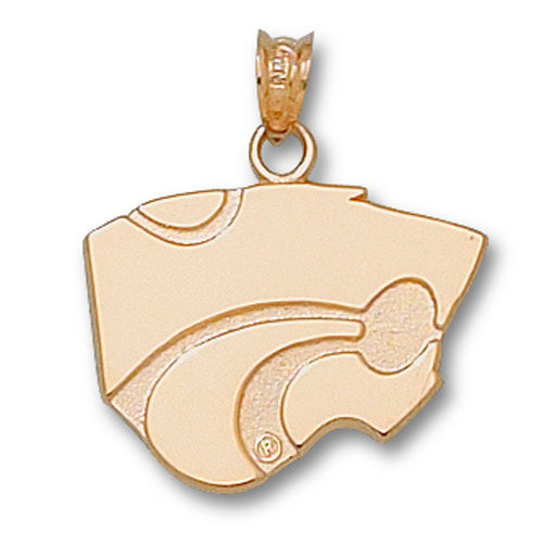 Kansas State University POWERCAT 10 kt Gold Pendant