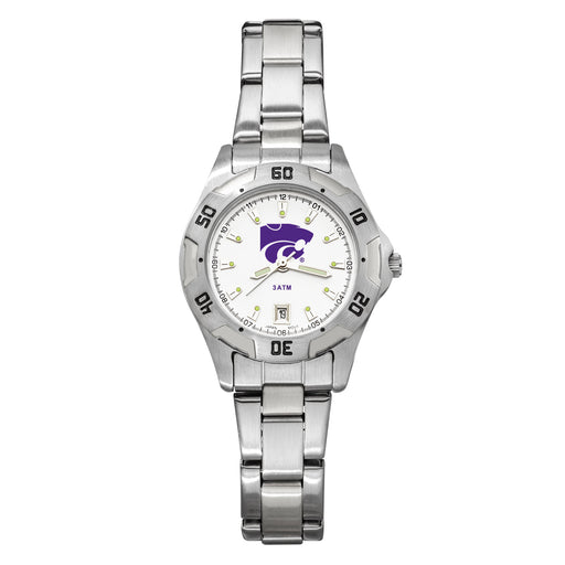Kansas State Univ All-Pro Women's Chrome Watch W/Bracelet