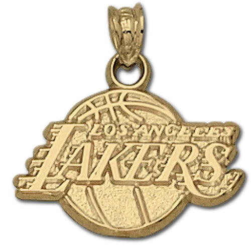 Los Angeles Lakers Logo 10 kt Gold Pendant