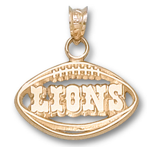 Women's Baublebar Detroit Lions Paperclip Chain Necklace, Gold