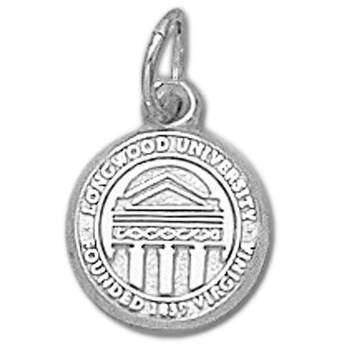 Longwood University Seal Silver Pendant