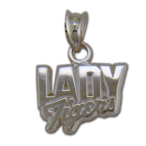 Louisiana State University Lady Tigers Silver Pendant
