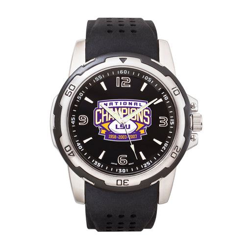 Louisiana State Univ 3X CHAMPIONS Color Stealth Watch