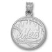 New York Mets Full Logo Silver Pendant