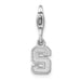 Sterling Silver Michigan State University w/ Lobster Clasp Charm