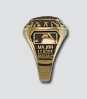 Atlanta Braves Classic Goldplated Ring - Side Panels