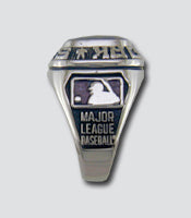 Seattle Mariners Classic Silvertone Ring - Side Panels