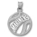 Seattle Mariners Pierced Baseball Silver Pendant