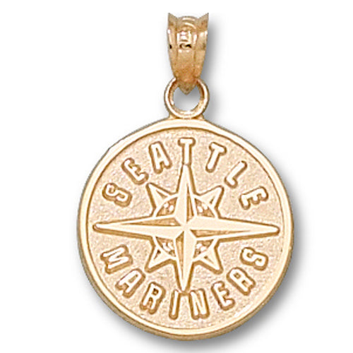 Seattle Mariners Club Logo 14 kt Gold Pendant